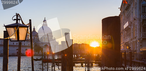 Image of Venice in sunset.