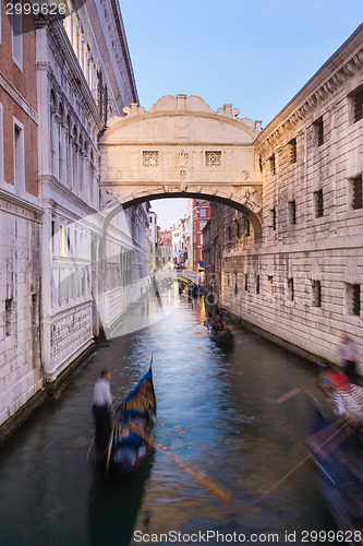 Image of Bridge of Sighs, Venice, Italy.