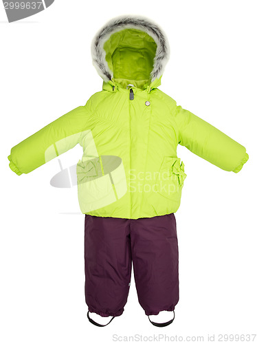 Image of Childrens snowsuit fall