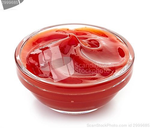 Image of bowl of tomato ketchup