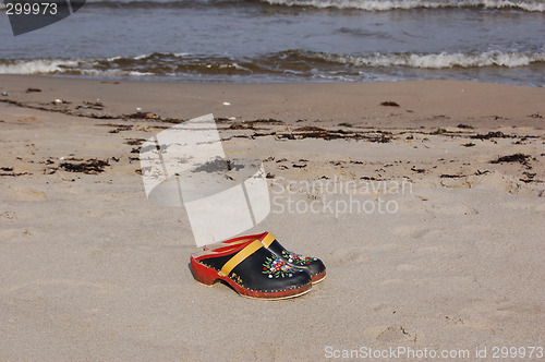 Image of Clogs on the beach