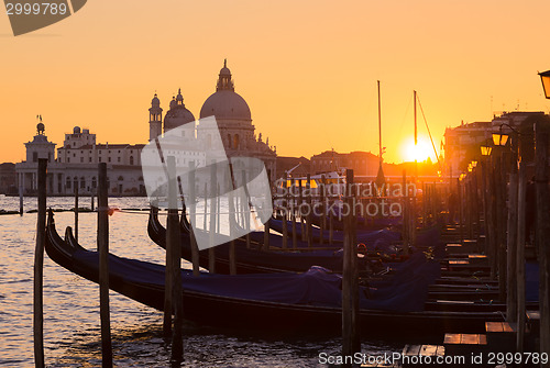 Image of Venice in sunset.