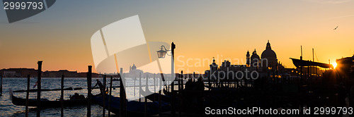 Image of Venice in sunset.