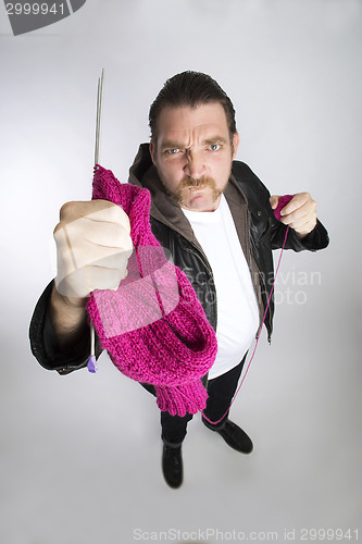 Image of Even real men knit