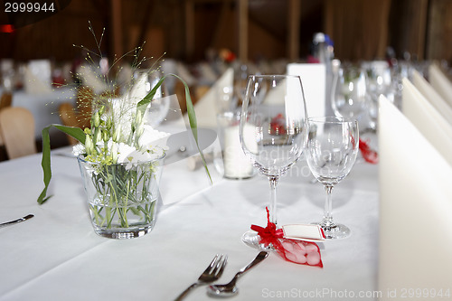 Image of Laid wedding table