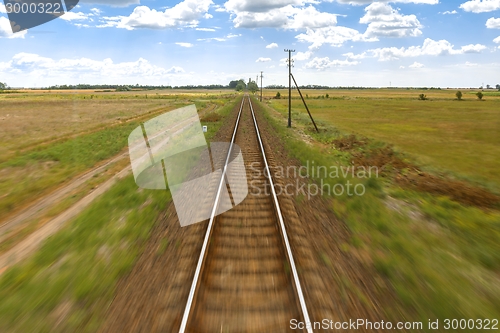 Image of Cargo trains in old train depot