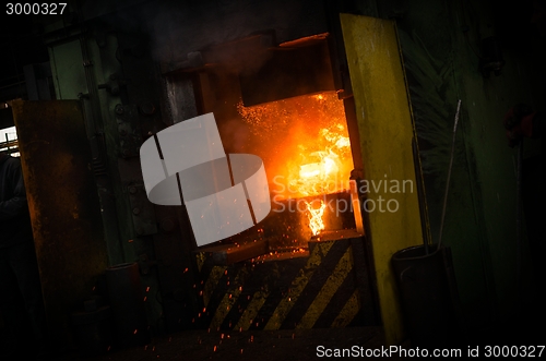 Image of Hot iron in smeltery