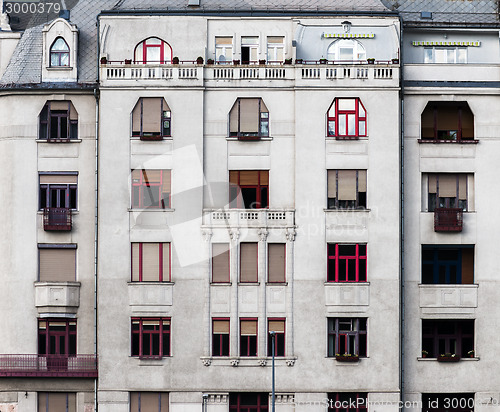 Image of Closeup photo of a building