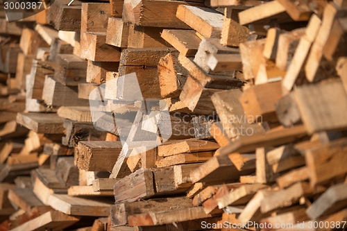 Image of Firewood texture closeup