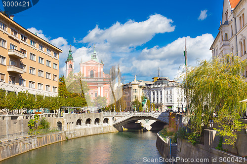 Image of Romantic medieval Ljubljana, Slovenia, Europe.