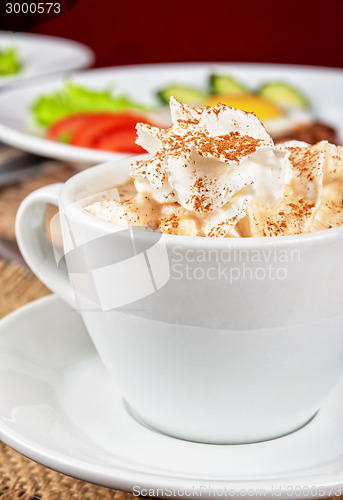 Image of Deliicous coffee closeup
