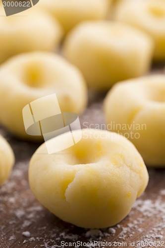 Image of Traditional Polish Silesian noodles before boiling 