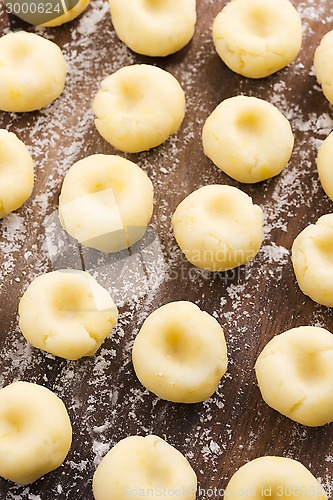 Image of Traditional Polish Silesian noodles before boiling 