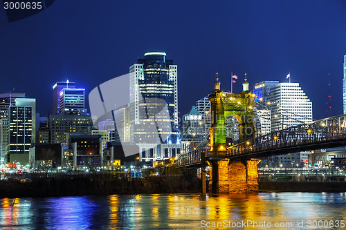 Image of Cincinnati downtown overview