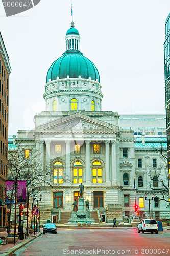 Image of Indiana state capitol building