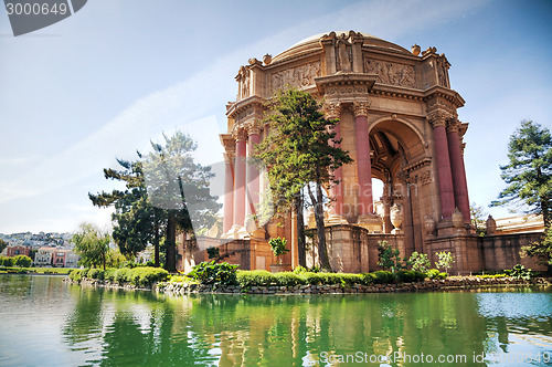 Image of The Palace of Fine Arts in San Francisco