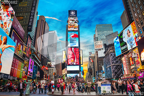 Image of Times square in New York City