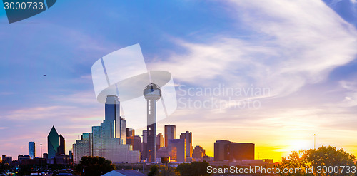 Image of Panoramic overview of downtown Dallas