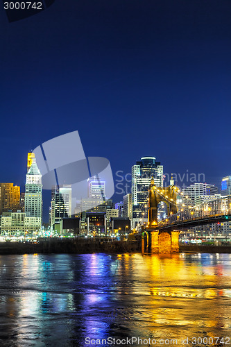 Image of Cincinnati downtown overview