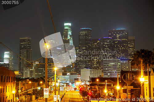 Image of Los Angeles downtown cityscape