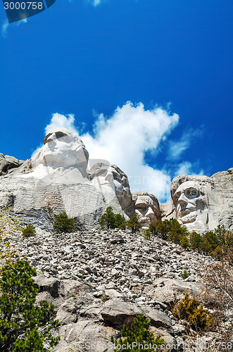 Image of Mount Rushmore monument in South Dakota