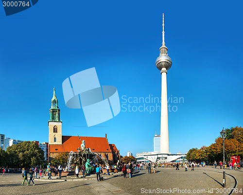 Image of Alexanderplatz square in Berlin, Germany