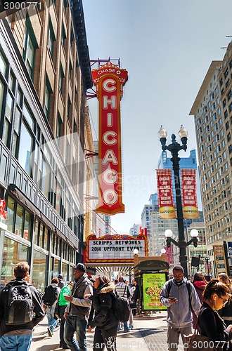 Image of Chicago theather sign