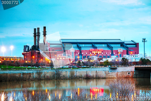 Image of Lucas Oil Stadium in Indianapolis