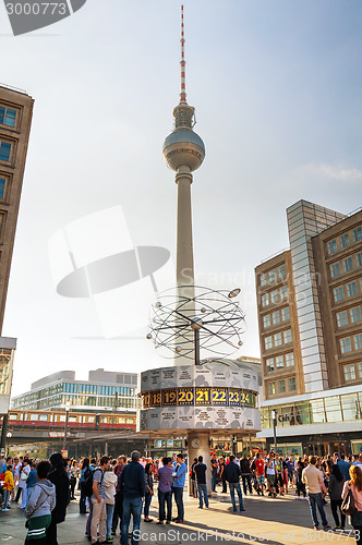 Image of Alexanderplatz square in Berlin, Germany