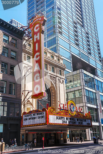 Image of Chicago theather sign