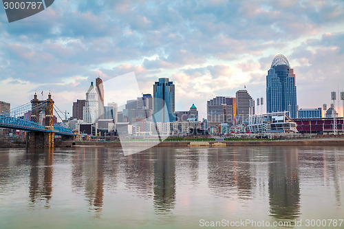 Image of Cincinnati downtown overview