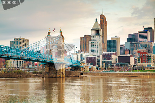 Image of Cincinnati downtown overview