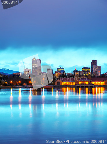 Image of Downtown Denver, Colorado at the morning