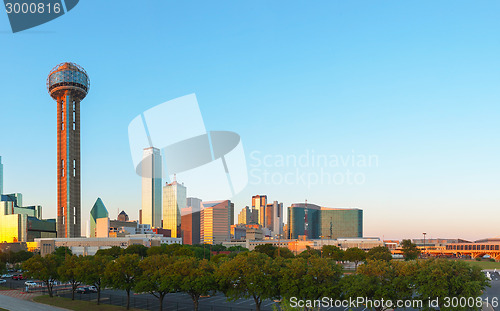 Image of Overview of downtown Dallas