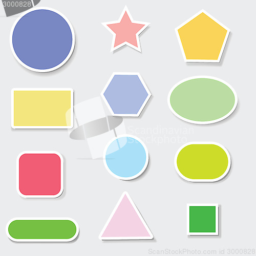 Image of set of paper labels