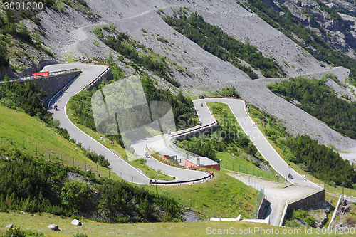 Image of Stelvio Pass road