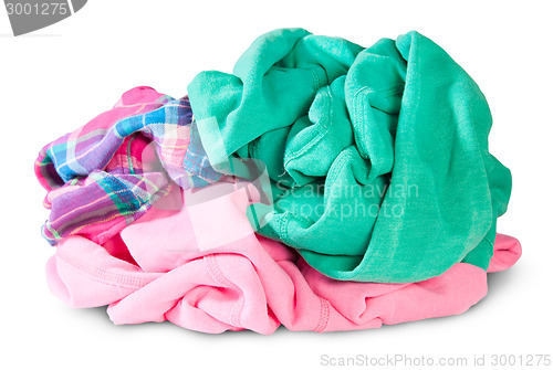 Image of Pile Of Crumpled Clothes