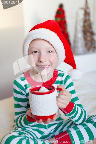 Image of kid at christmas