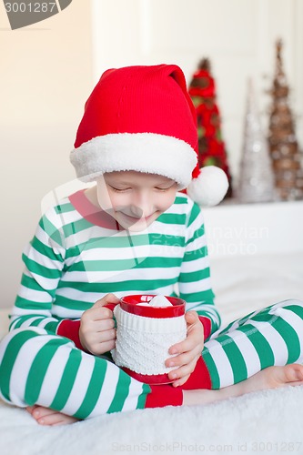 Image of kid at christmas