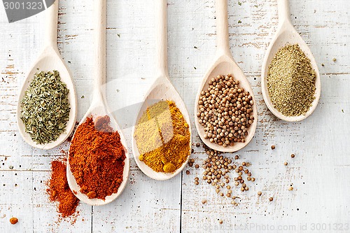 Image of various spices