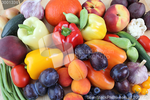 Image of Fruits and vegetables.