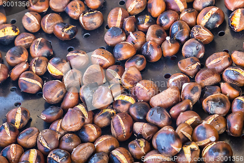 Image of Grilling chestnuts.