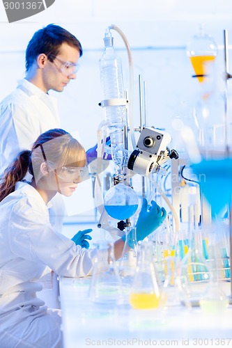 Image of Young chemists in the laboratory.