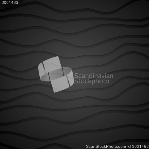 Image of Dark waves vector corporate background