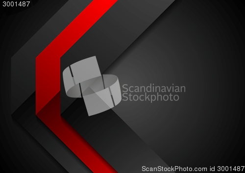 Image of Dark corporate abstract background