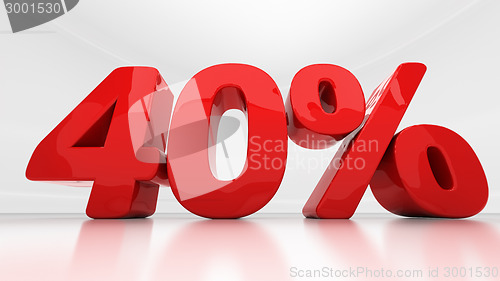 Image of 3D forty percent