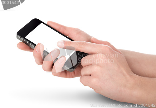 Image of Mobile phone in hands