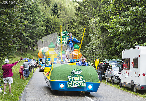 Image of Teisseire Vehicle During Le Tour de France 2014