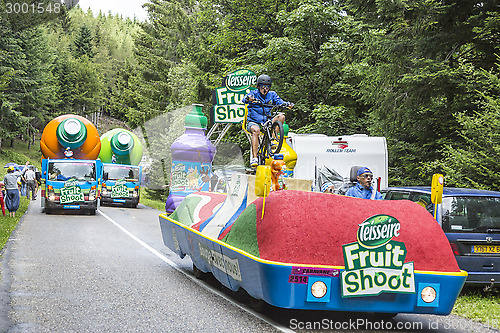 Image of Teisseire Vehicle During Le Tour de France 2014