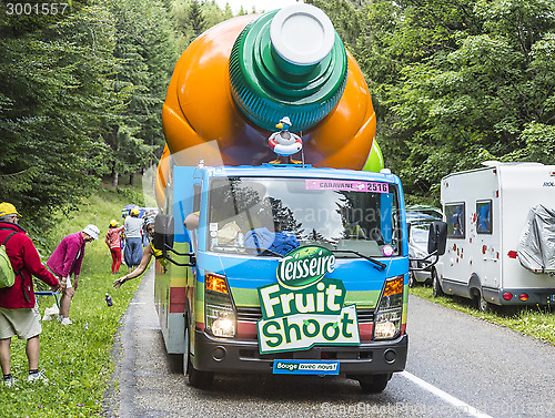 Image of Teisseire Vehicle During Le Tour de France 2014